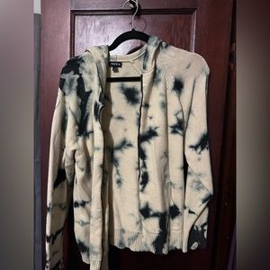 Torrid Tye Dye Zip Up Sweater